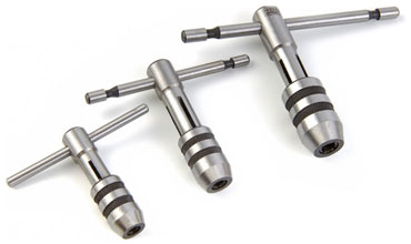 HT-01 T-Handle T-Type Tap Wrench Set 3 Pcs.